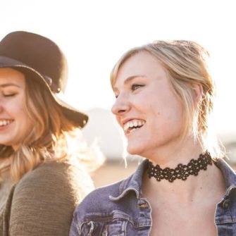 happy women out in the sunshine - probably happy that supplementing with inositol for PCOS worked for them